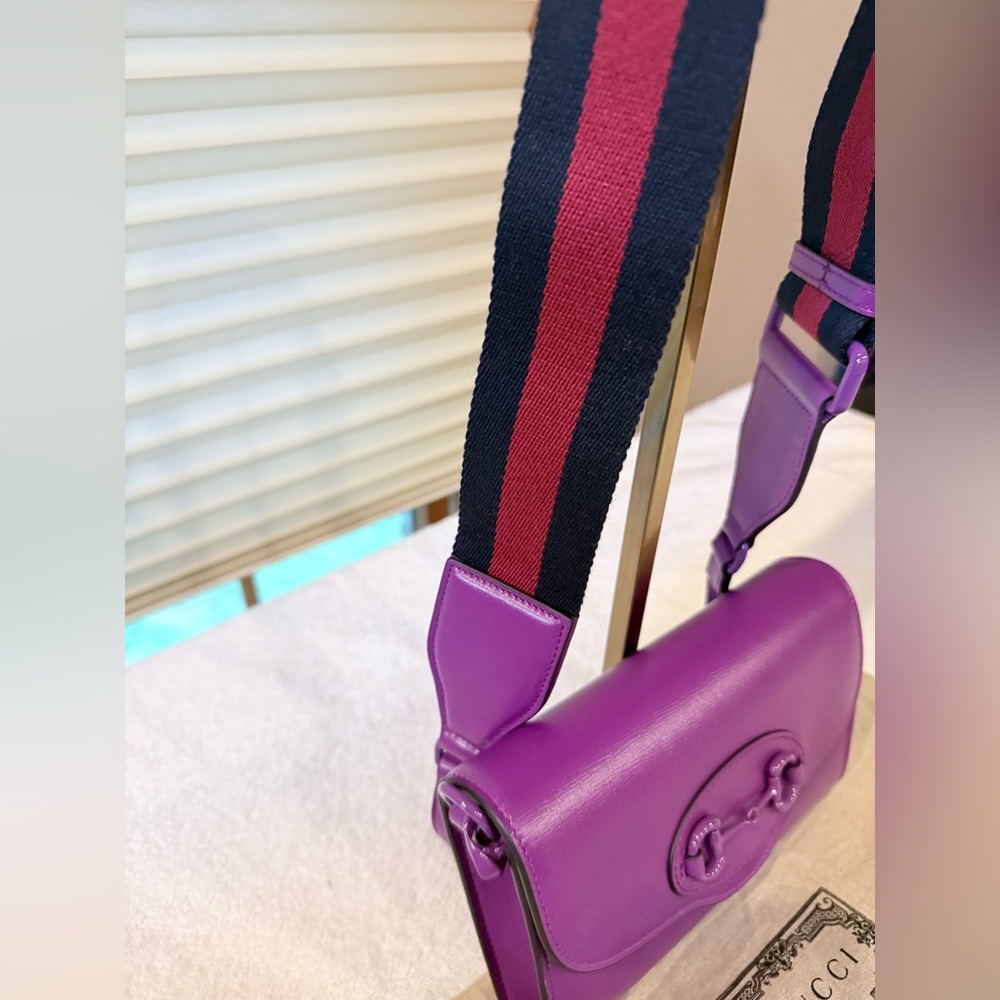 Gucci Purple Leather Women's Bag - Picture 3 of 11